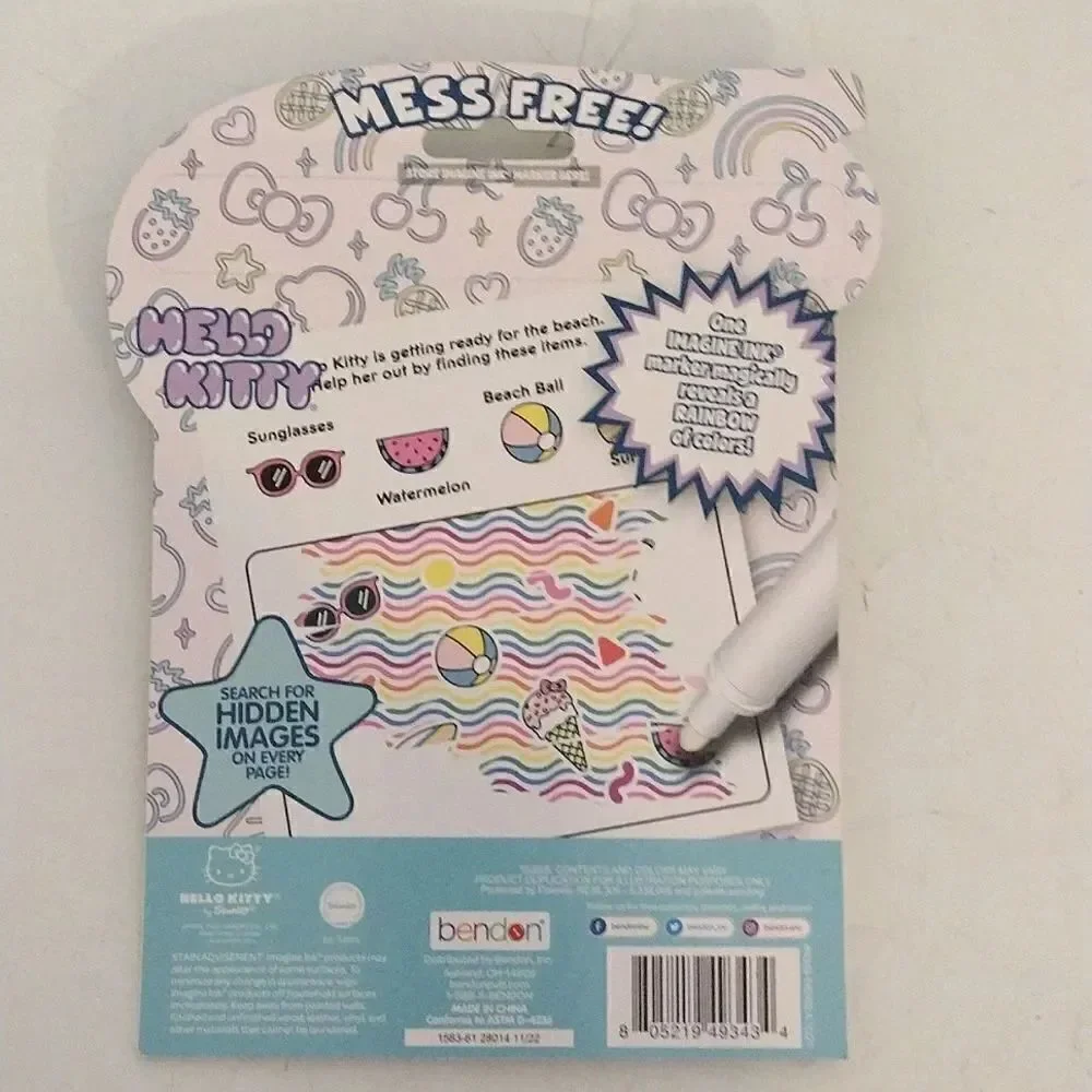 Hello Kitty Kids Learning Activities Travel Bundle of‎ 3 NWT